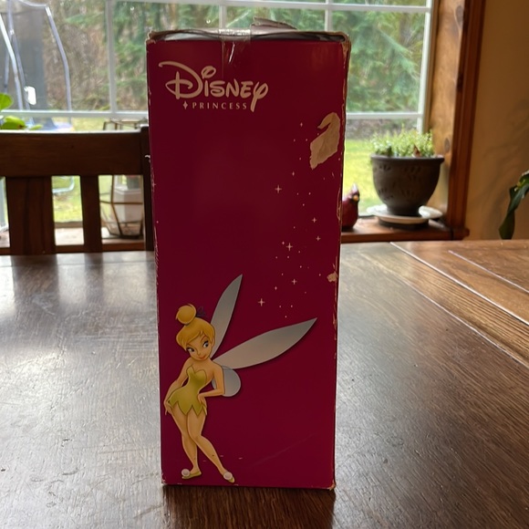 Disney- Brass Key Porcelain Doll Keepsake Tinkerbell Snow White Sleeping Beauty - Picture 8 of 12